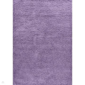 Oxford OXF00 Plain Plush Soft Stain-Resistant Textured Polypropylene Shaggy Lilac Rug-Desire Rugs-Rug Love - The Most Loved Rug Store